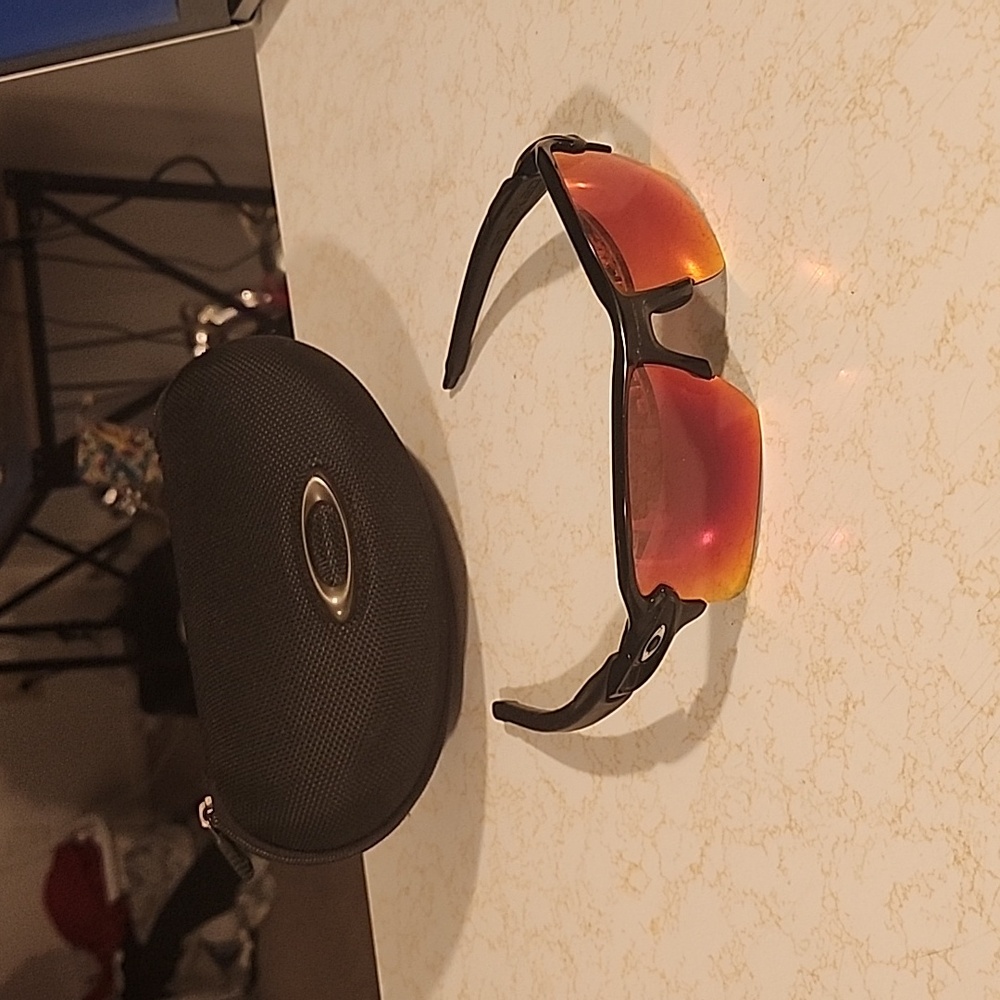 Oakley Flak 2.0 Prism Ruby lens, Black frame
